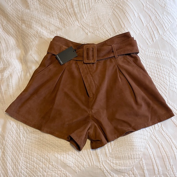NWT Marissa Webb Suede Shorts - Picture 2 of 6